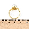 Brass Micro Pave Cubic Zirconia Finger Rings for Women RJEW-D340-02G-03-2