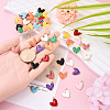 55Pcs 11 Colors  Zinc Alloy Pendants FIND-YW0007-42-3