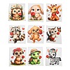 9Pcs 9 Styles Plastic Heat Transfer Film Logo Stickers Set DIY-XCP0012-12-1