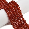 Natural Carnelian Beads Strands G-C280-B10-8mm-1