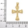 Brass Micro Pave Cubic Zirconia Pendants KK-M319-26G-03-3