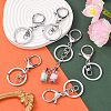 Iron Alloy Lobster Claw Clasp Keychain KEYC-D016-P-5