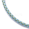 Polyester Cord Braided Bracelet Makings MAK-Z003-01P-05-2