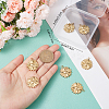 10Pcs 304 Stainless Steel Pendants STAS-BBC0002-07-3