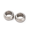 304 Stainless Steel European Beads STAS-P397-01B-P-2