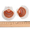 Printed Natural Shell Big Pendants SH-CBA93AD-19B-3