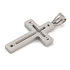 304 Stainless Steel Pendants STAS-D110-16AS-2