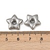 304 Stainless Steel Beads STAS-A129-01P-3