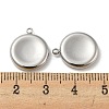 Non-Tarnish 304 Stainless Steel Pendants STAS-L022-019P-3