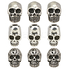 9Pcs 3 Styles 304 Stainless Steel European Beads STAS-ME0002-93-1