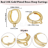 10Pairs Brass Hoop Earrings EJEW-BBC0001-55-2