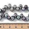 Dyed Natural Cultured Freshwater Pearl Beads Strands PEAR-A006-28A-X-5