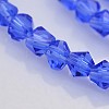 Faceted Bicone Glass Beads Strands EGLA-P017-3mm-10-3