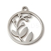 Non-Tarnish 201 Stainless Steel Pendants STAS-E211-03P-1