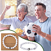 12Pcs Synthetic White Turquoise Round Beads Stretch Bracelets for Men Women BJEW-UN0001-89-5