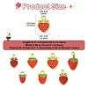 14Pcs 7 Styles 304 Stainless Steel Enamel Pendants STAS-CJ0002-95-2