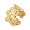 304 Stainless Steel Adjustable Open Cuff Rings for Women RJEW-U060-03B-G-2
