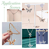 40Pcs 2 Colors 201 & 304 Stainless Steel Filigree Pendants STAS-UN0057-13-6