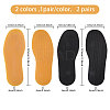 2 Pairs 2 Colors Anti Skid Rubber Shoes Bottom Heel Sole FIND-CA0011-05-2