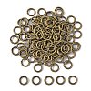 Brass Open Jump Rings LS-JRC7MM-AB-1