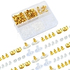 6 Styles Brass Bullet Clutch Bullet Clutch Earring Backs with Pad FIND-FS0003-08G-3