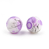Drawbench & Baking Paint Glass Beads Strands X-GLAA-S176-10mm-11-1