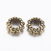 Tibetan Style Alloy Spacer Beads TIBEB-S039-032AG-NR-2