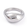 Non-Tarnish Unisex 304 Stainless Steel Finger Rings X-RJEW-K233-11B-P-1