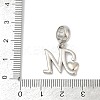 Brass European Dangle Charms LS-KK-Z097-01M-GP-3