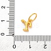 925 Sterling Silver Letter Charms with Jump Rings STER-R008-01G-Y-3