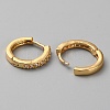 Brass Micro Pave Cubic Zirconia Hoop Earrings EJEW-WH0010-13B-G-2