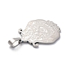 Non-Tarnish 201 Stainless Steel Pendants STAS-C062-04P-3