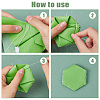 200Pcs 2 Style Paper Quilting Templates DIY-DC0002-71-4