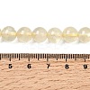 Natural Lemon Quartz(Heated) Beads Strands G-B167-A11-8mm-5