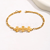 201 Stainless Steel Figaro Chains Link Bracelets EU3707-3
