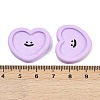 Smiling Face Resin Cabochons CRES-S372-01A-3