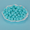 Round Silicone Focal Beads SI-JX0046A-82-3