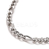 Non-Tarnish 304 Stainless Steel Chain Necklaces NJEW-A002-08P-2