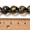 Handmade Dichroic Foil Glass Beads Strands DICH-U001-03C-4