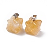 Natural Citrine Pendants G-C002-02G-2