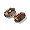 Natural Tiger Eye Faceted Pendants G-B151-02H-2