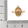 Brass Micro Pave Cubic Zirconia Pendants KK-R219-09G-3