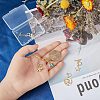 5Pcs 5 Styles Brass Toggle Clasps KK-FH0004-71-3