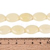 Dyed Natural White Jade Beads Strands G-N370-01A-17-5