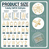 26Pcs 26 Styles Brass Charms KK-TA0003-40-4