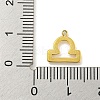 Real 18K Gold Plated PVD Vacuum Plating 304 Stainless Steel Pendants STAS-L278-002G-07-3