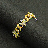 Alloy & Crystal Rhinestone Cuban Link Chain Bracelets for Men FS-WG45B08-01-2