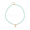 Star & Moon Pendant Necklaces Set for Teen Girl Women NJEW-JN03738-03-6