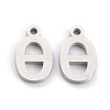 Non-Tarnish 304 Stainless Steel Pendants STAS-F267-10Q-P-2