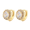 Rack Plating Flat Round Brass Hoop Earrings EJEW-N055-35G-RS-1